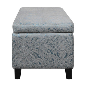 Indoor Storage Ottoman Bench With Hidden Storage - Pattern