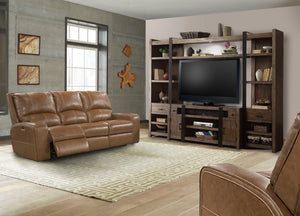 Swift - Power Reclining Sofa - Bourbon