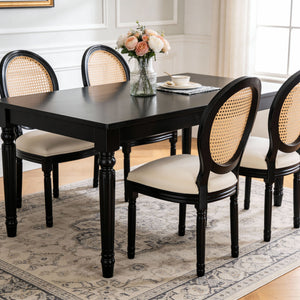 French Country Dining Chairs With Round Back (Set of 2)