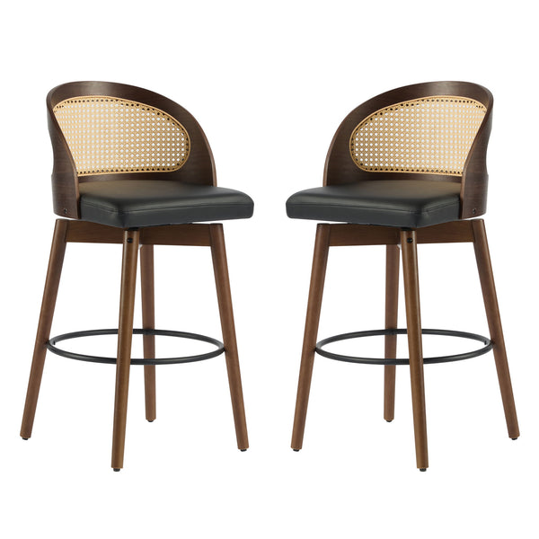 Como - Indoor Wood Barstool (Sey of 2)