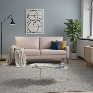 Upholstered Sofa, 3 Seater Couch For Living Room