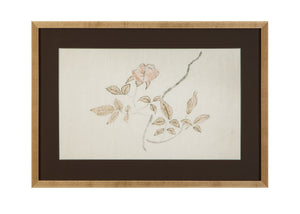 Delicate Rose I Framed Print - Cream