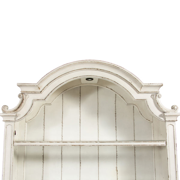 Magnolia Manor - Credenza Hutch - Antique White