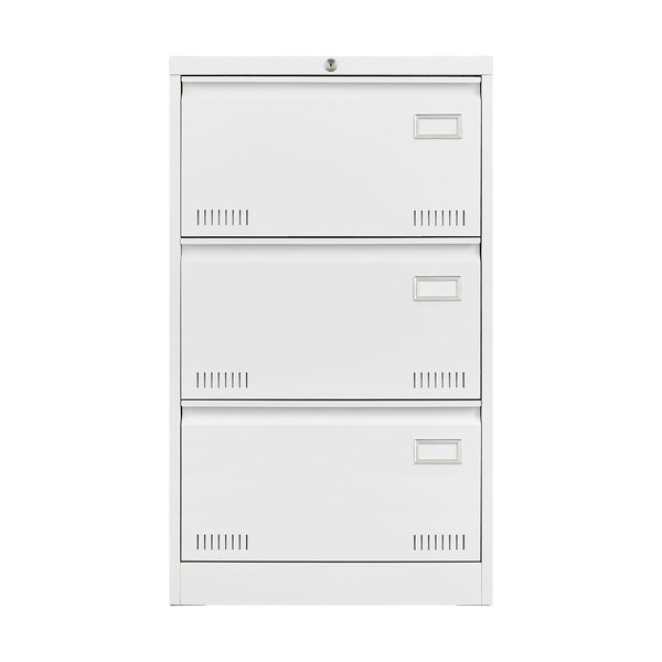 Filing Cabinet Lateral File Cabinet 3 Drawer, Locking Metal File Cabinets Three Drawer, Office Filing Cabinet With Lock Drawers For Home Office