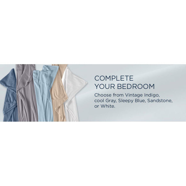 Linens - Tempur Rayon from Bamboo Sheet Set - Vintage Indigo