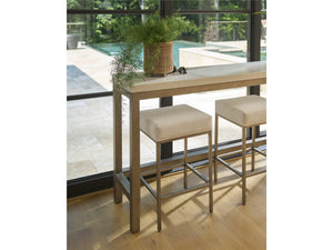 Oasis - Console Stool - Beige / Gray