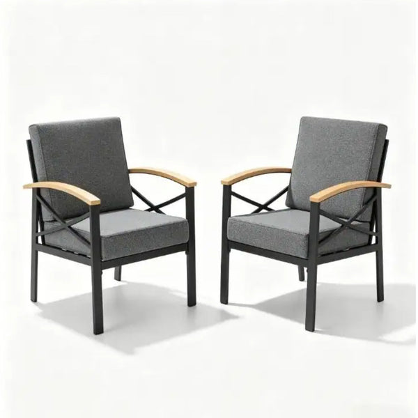 Outdoor Patio Armchair, All Weather (Set of 2)