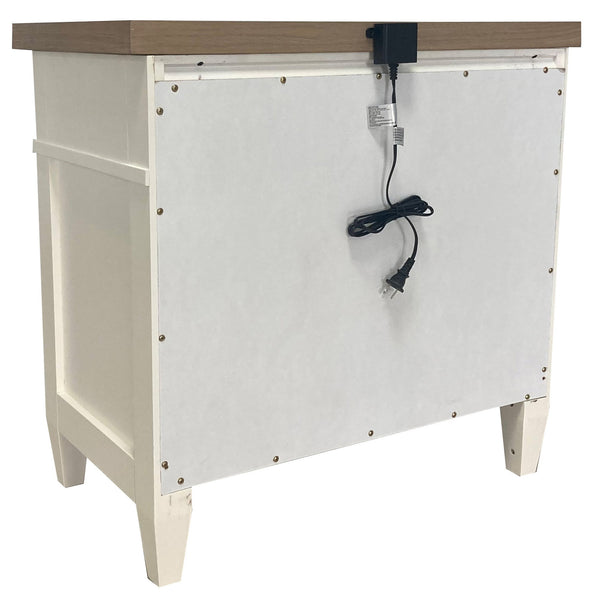 Americana Modern Bedroom - 2 Drawer Nightstand