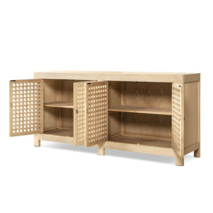 Alden - 4 Door Cabinet - White