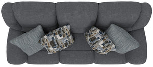Trifecta - Sofa With 3 Recliners and Drop Down Table