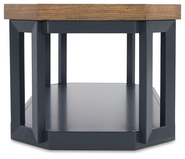 Landocken - Occasional Table Set (Set of 3) - Brown / Blue