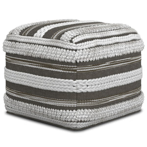 Sommer - Handcrafted Square Pouf