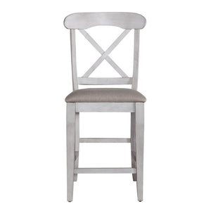 Ocean Isle - Upholstered X Back Counter Chair