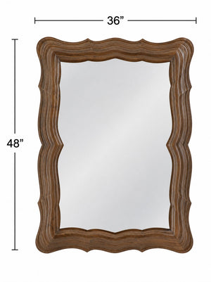 Elodie - Wall Mirror - Brown
