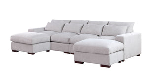 Tatman - Sectional With 2 Ottomans