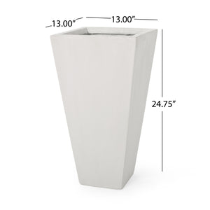 Outdoor Modern Cast Stone Planter