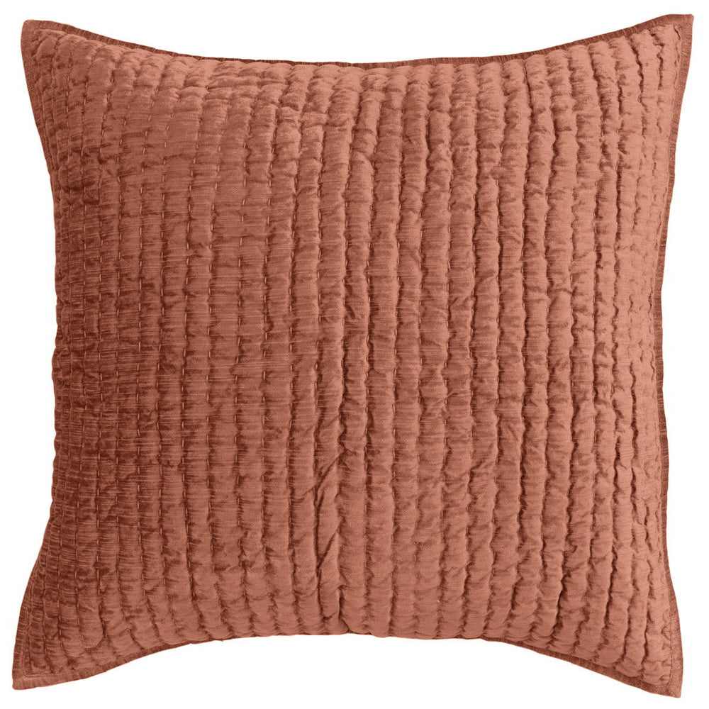 Bari - Velvet Sham - Terra Cotta