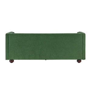 3 Seater Sofa Upholstery With Square Arms, Living Room Couch