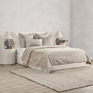 Bari - Velvet Sham - Pebble