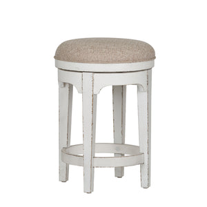 Magnolia Manor - Console Swivel Stool - Antique White