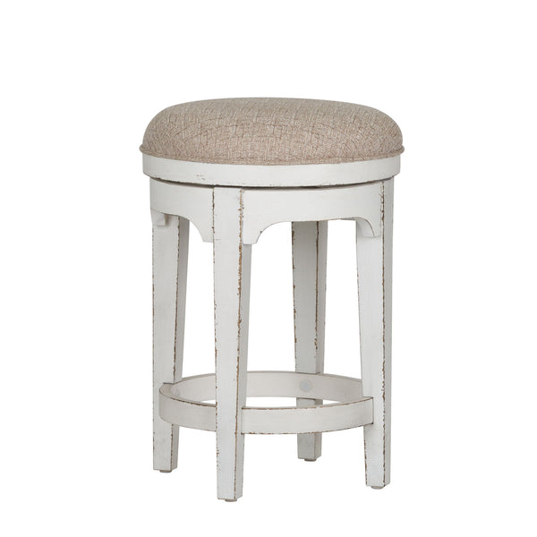 Magnolia Manor - Console Swivel Stool - Antique White