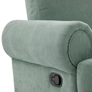 Manual Swivel Recliner Rocker Chair With Adjustable Backrest