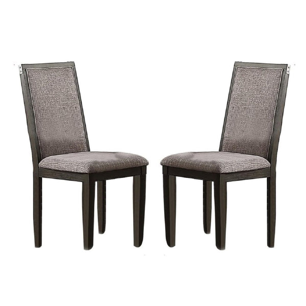 Upholstered Dining Chairs (Set of 2) - Gray - Fabric
