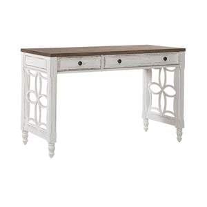 Magnolia Manor - L Writing Desk - Antique White