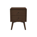Caroline - Mid-Century Modern Style Night Stand 2 Drawer