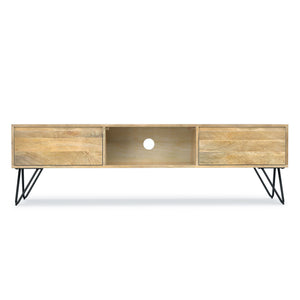 Hunter - Handcrafted TV Media Stand - Natural