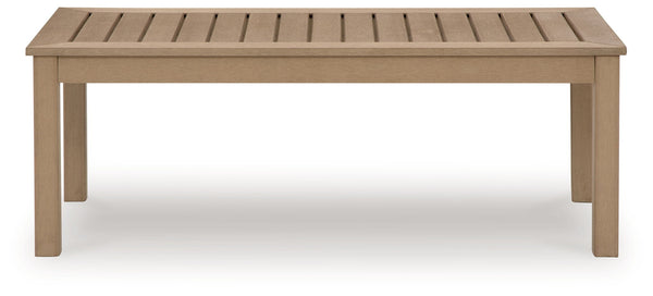Hallow Creek - Rectangular Cocktail Table - Driftwood