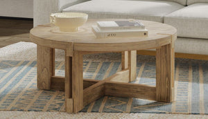 McGuire - Cocktail Table - Dark Brown