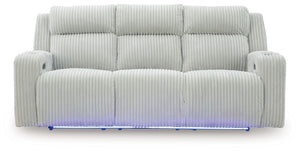 Forest Lake - Power Reclining Sofa With Adj Headrest