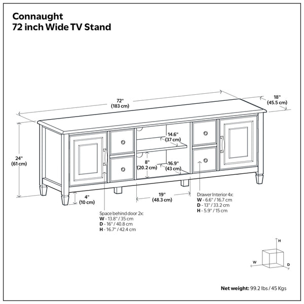 Connaught - Wide TV Stand